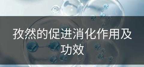 孜然的促进消化作用及功效(孜然的促进消化作用及功效是什么)